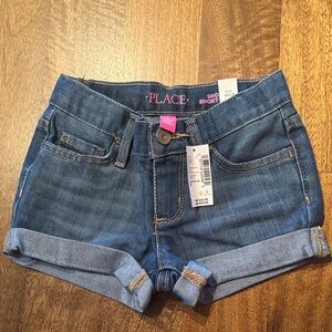 The Children's Place Denim Blue Jean Shorts